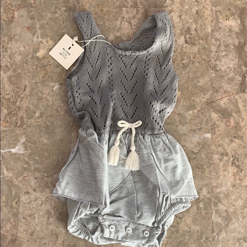 New! Message in a bottle brand toddler one piece